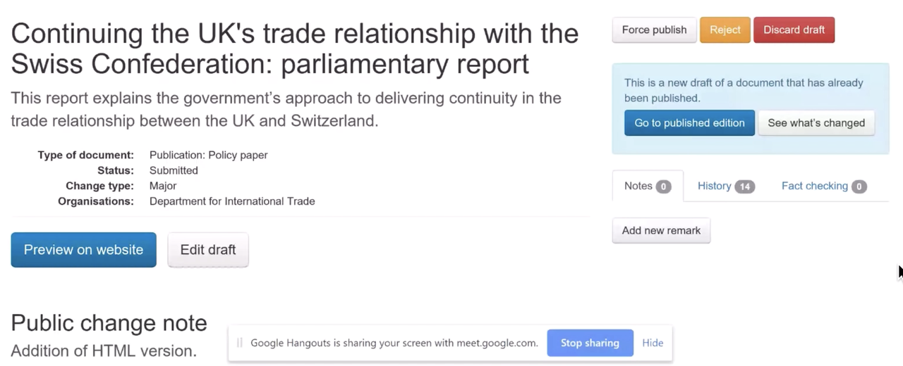 GOV.UK Workflow Tools